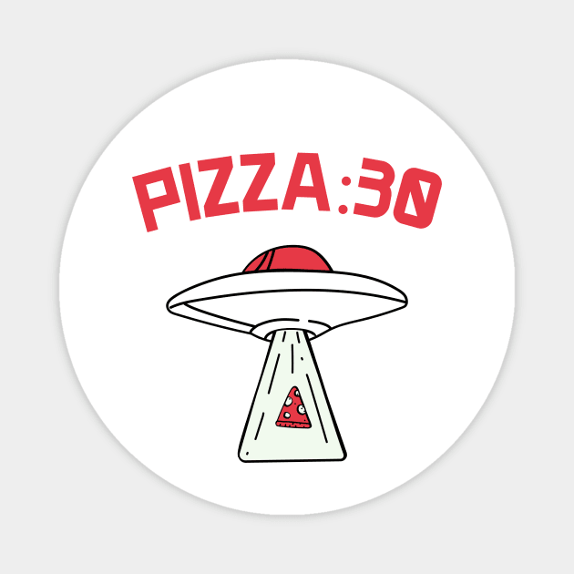 Pizza:30 - Pizza Party | Expanse Collective Magnet by Expanse Collective